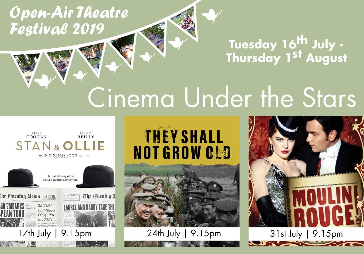 Open Air Theatre Festival promotional poster